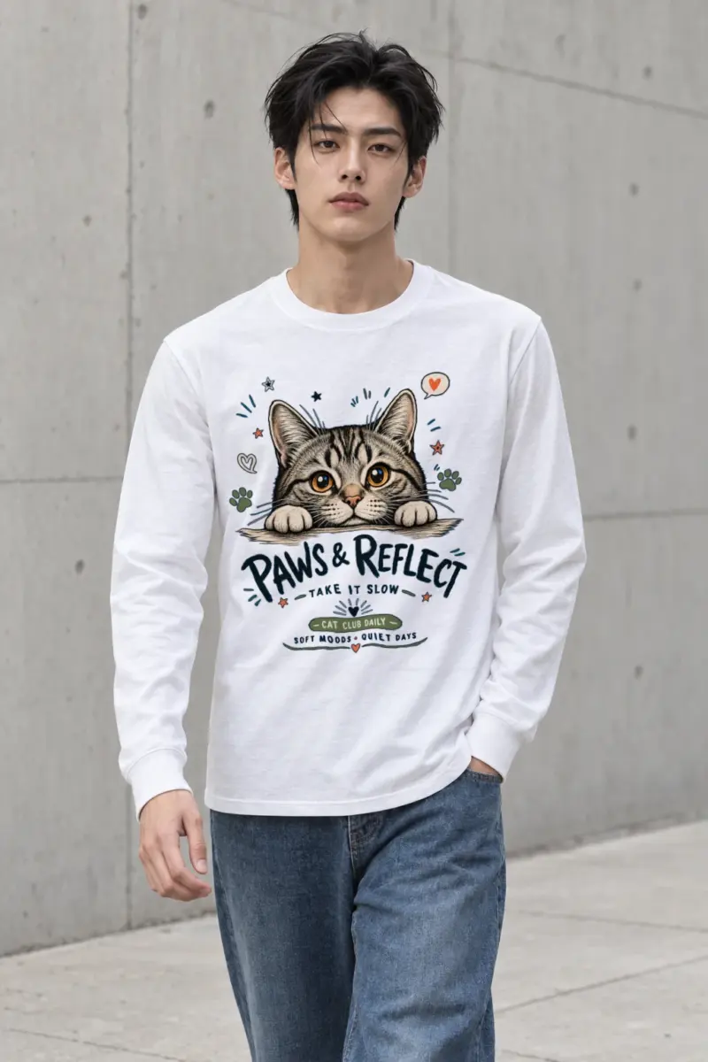 "Paws & Reflect" Unisex Longsleeve T-shirt
