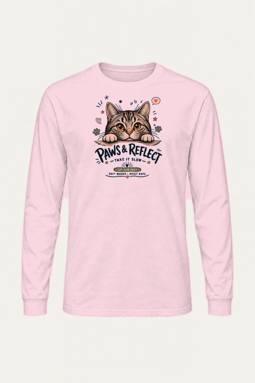 "Paws & Reflect" Unisex Longsleeve T-shirt | Gildan 2400