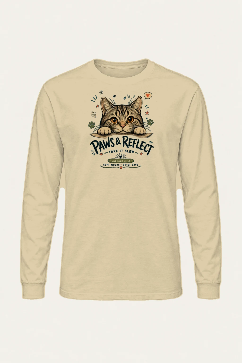 "Paws & Reflect" Unisex Longsleeve T-shirt | Gildan 2400