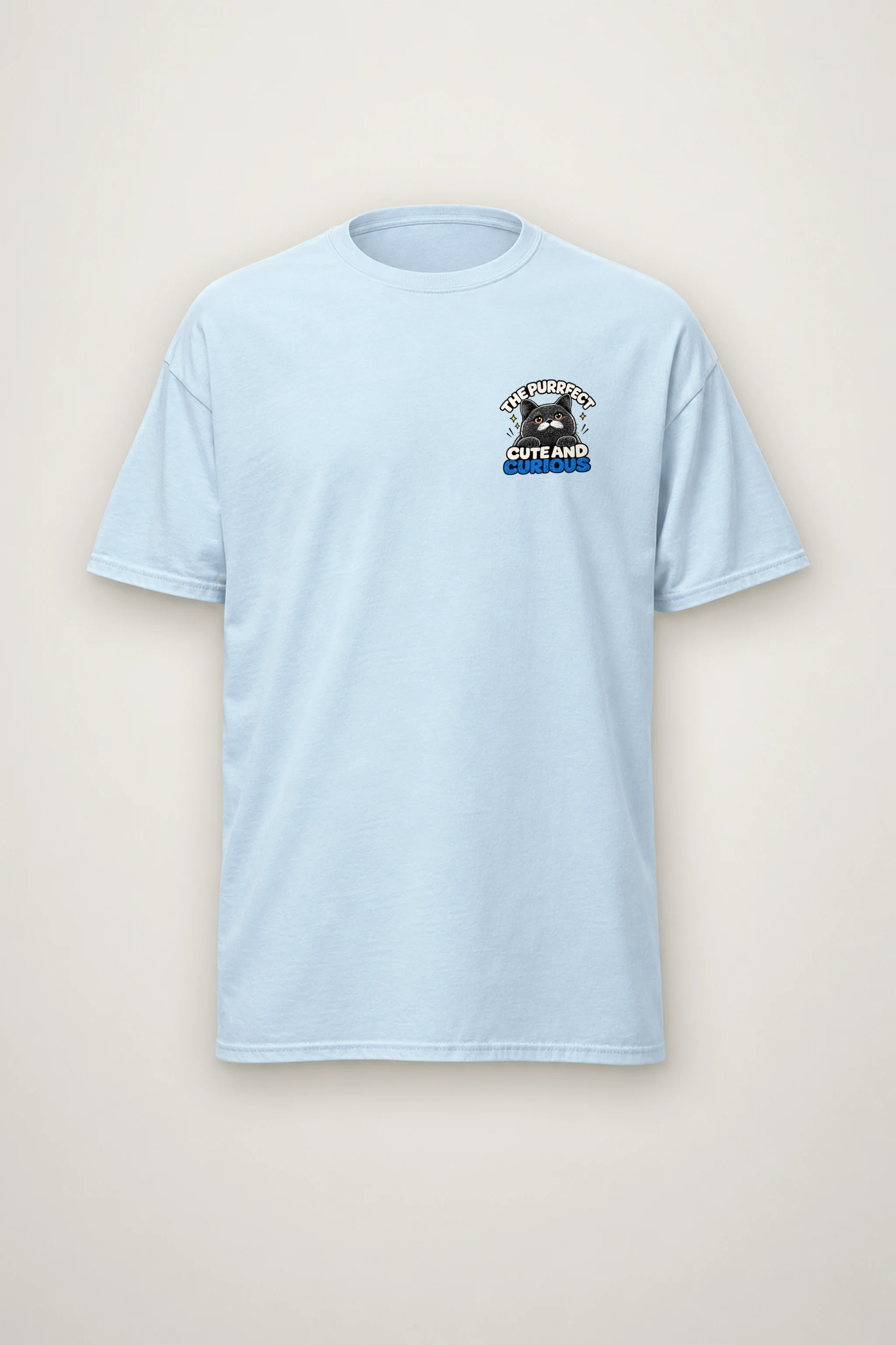 "Pawsitive Vibes" Heavyweight Unisex Crewneck T-shirt