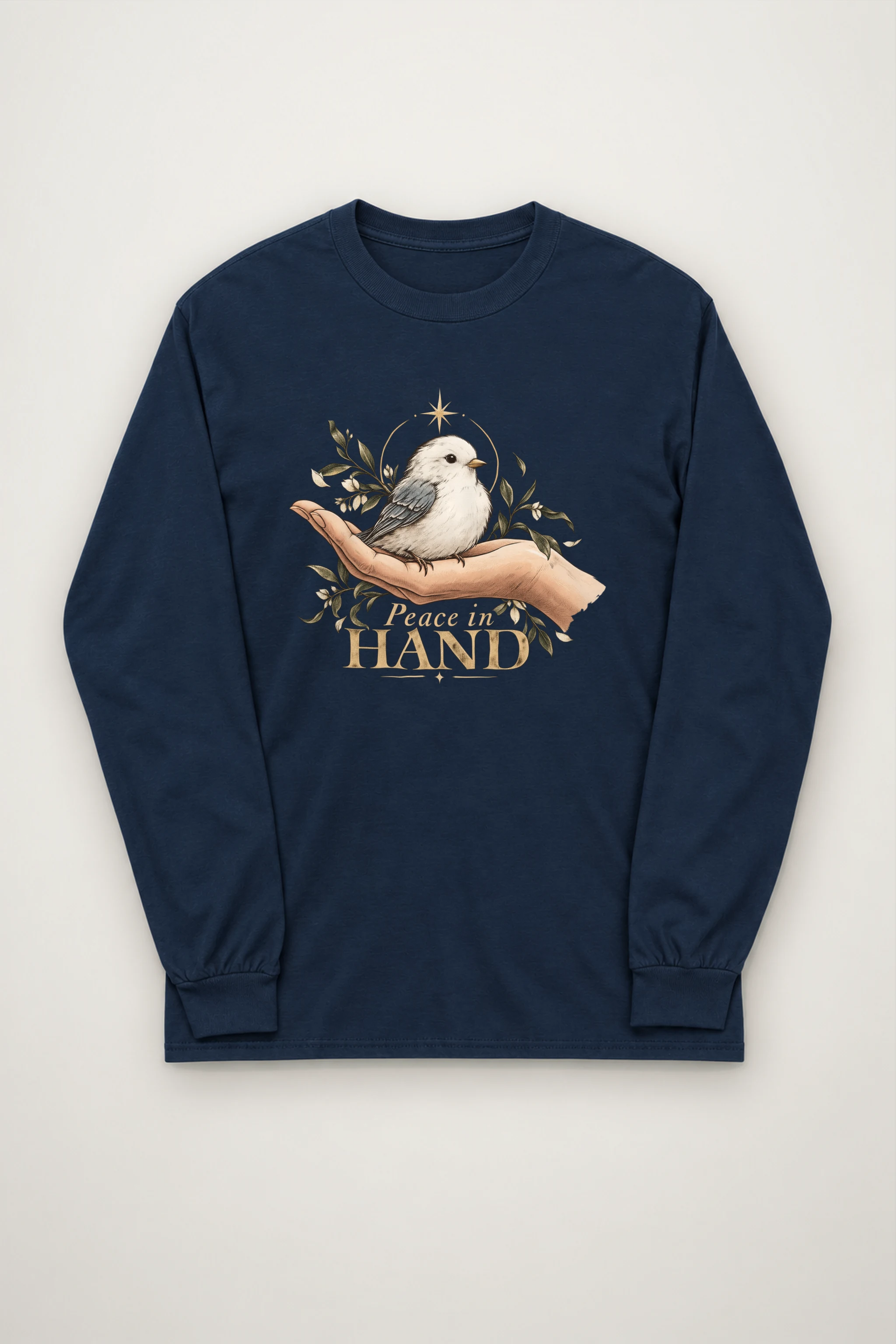 "Peace In Hand" Unisex Longsleeve T-shirt