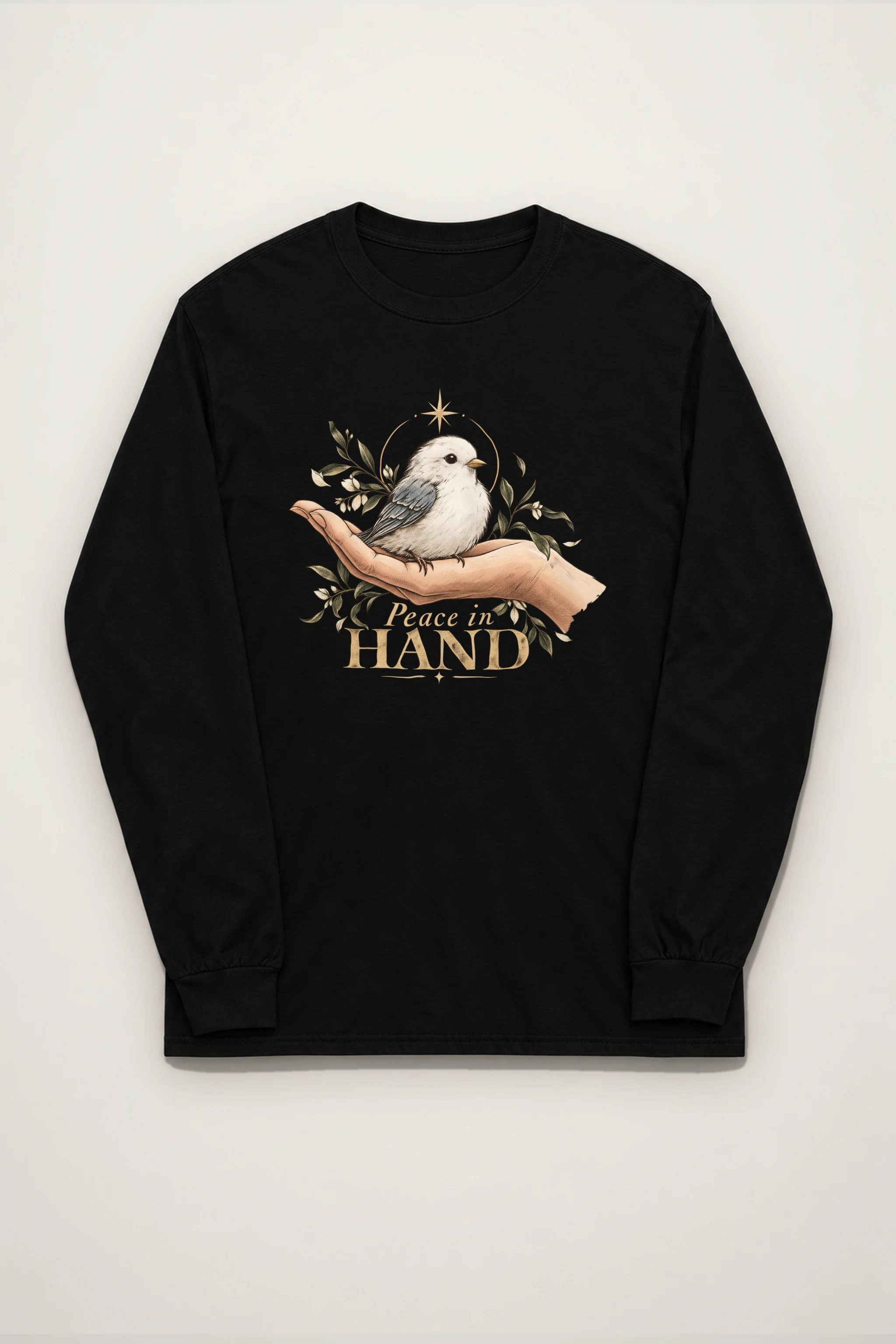 "Peace In Hand" Unisex Longsleeve T-shirt
