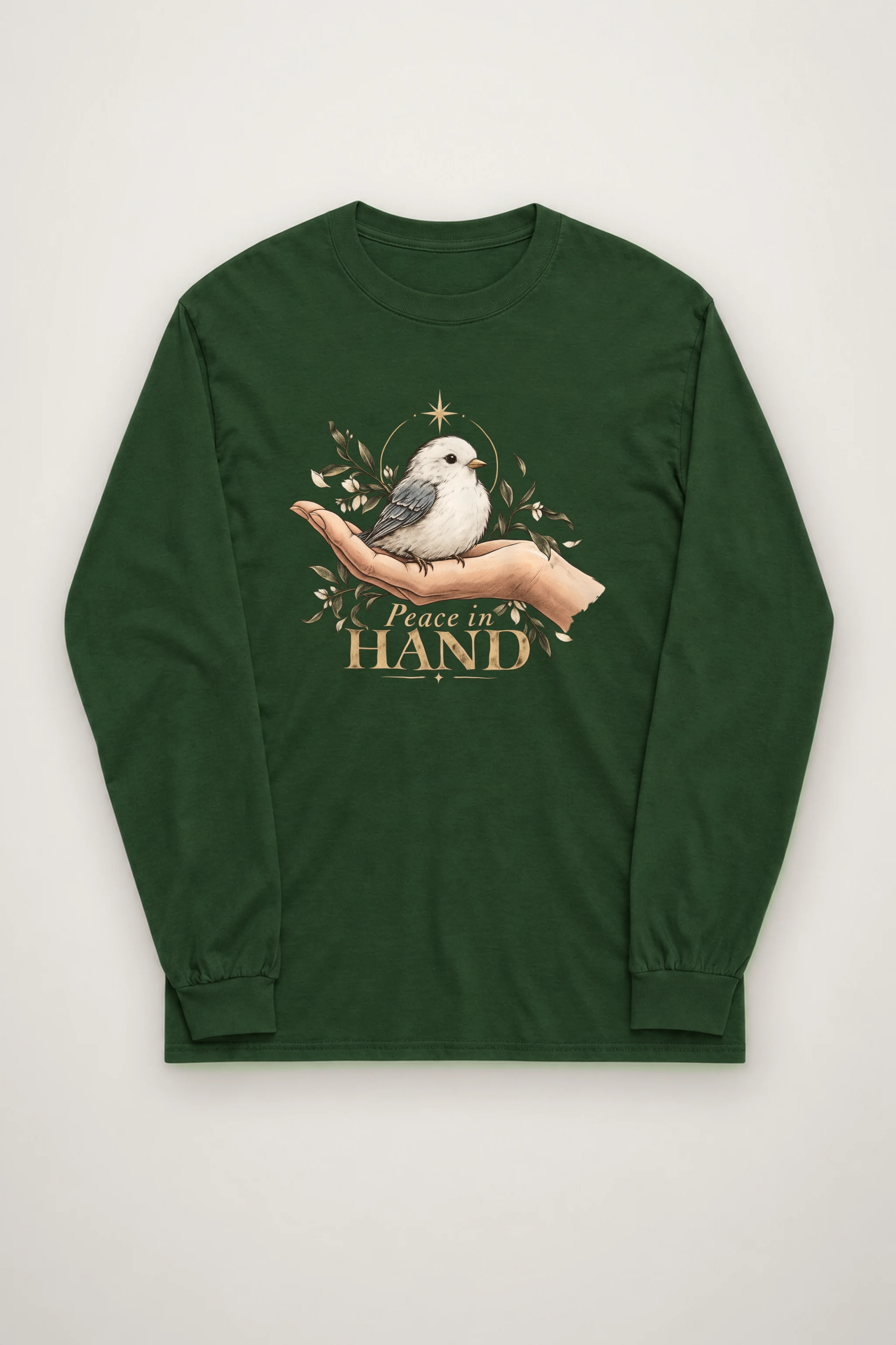 "Peace In Hand" Unisex Longsleeve T-shirt
