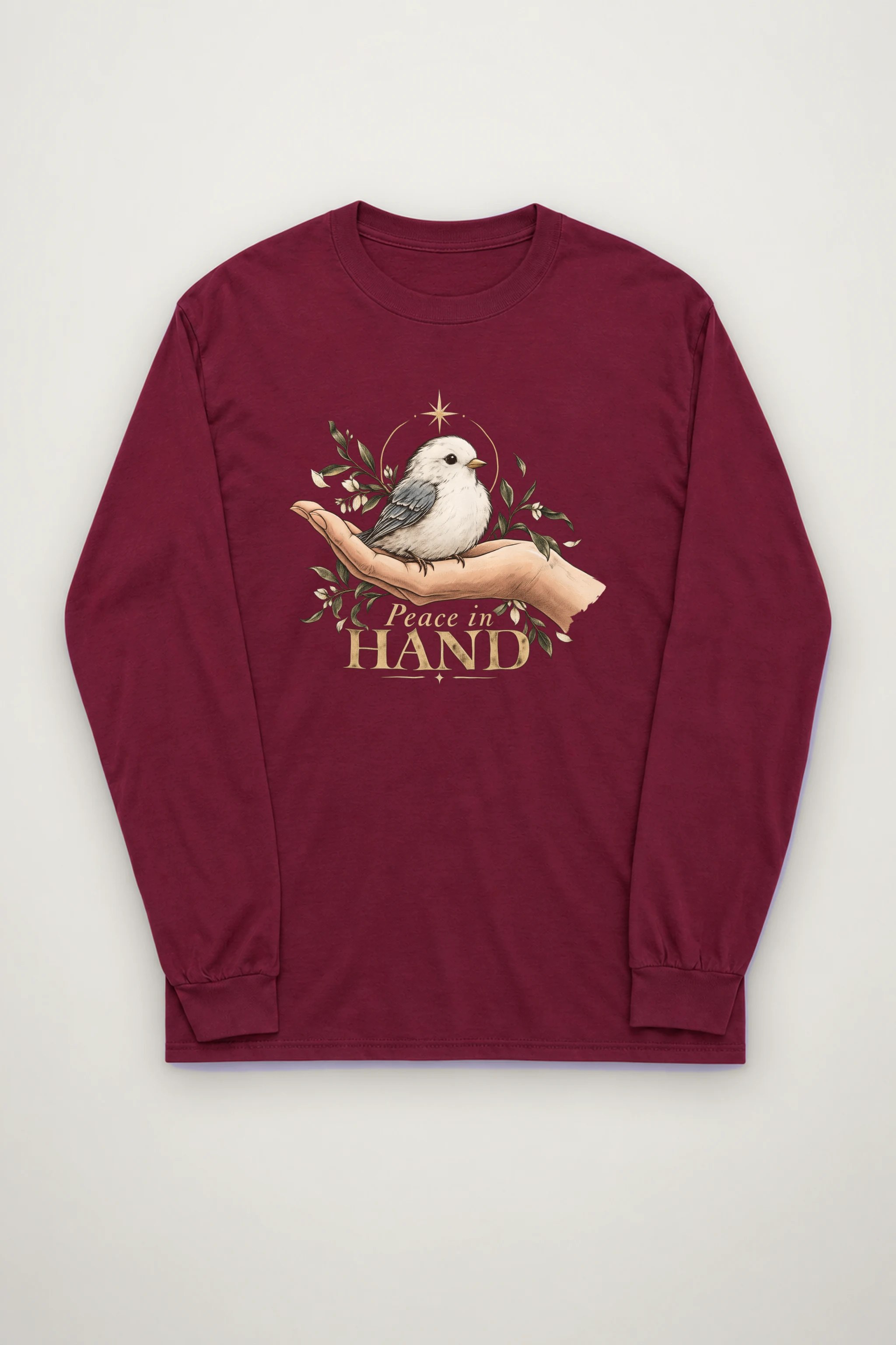 "Peace In Hand" Unisex Longsleeve T-shirt