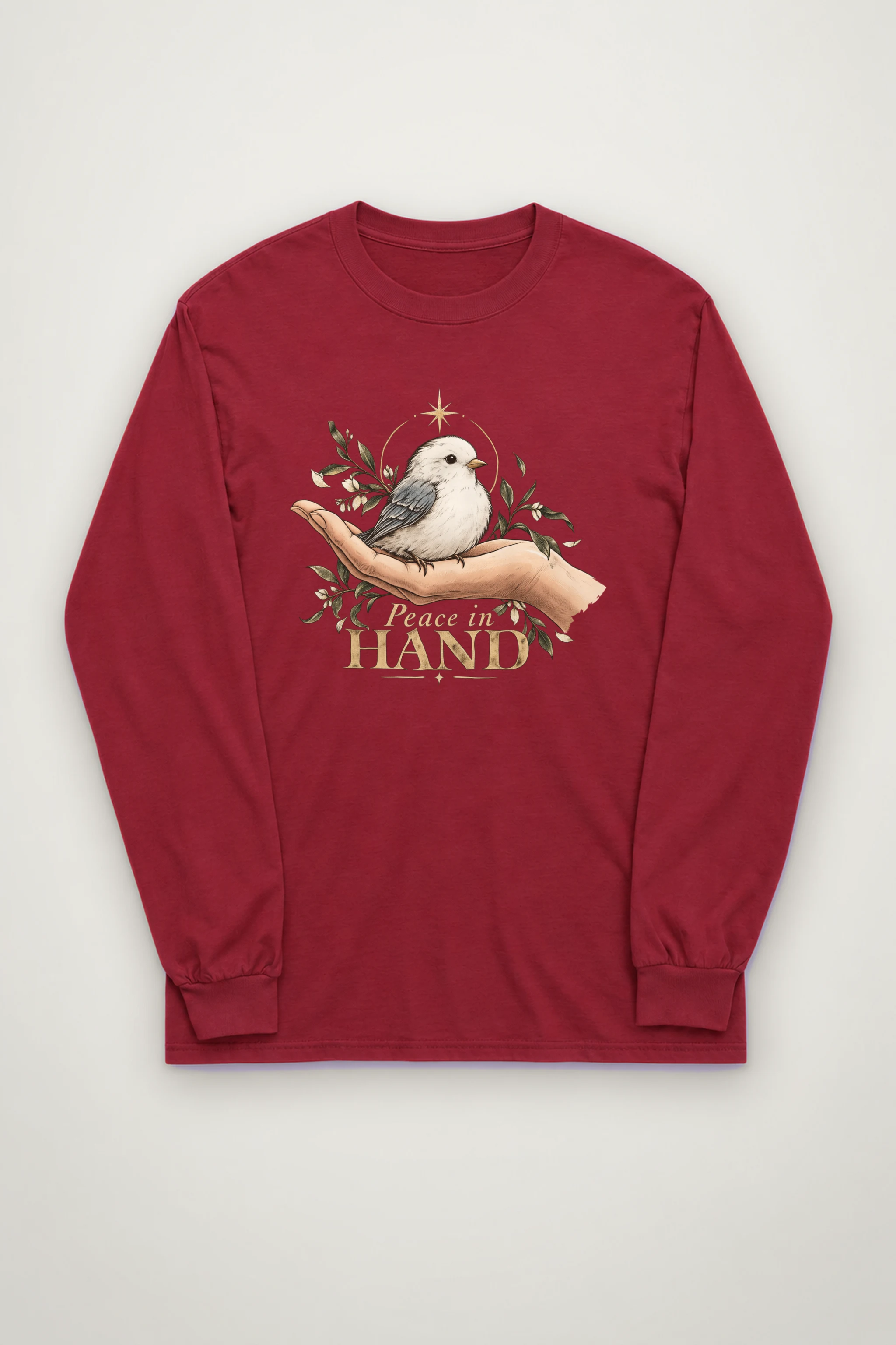 "Peace In Hand" Unisex Longsleeve T-shirt