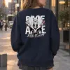 "Peace Love Rock N Roll" Heavy Blend Unisex Crewneck Sweatshirt | Gildan 18000