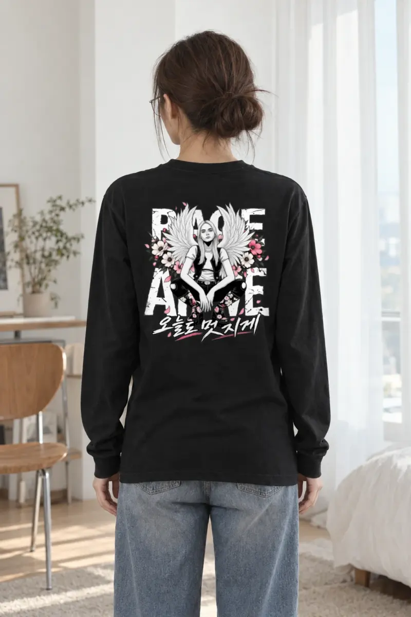 "Peace Love Rock N Roll" Unisex Longsleeve T-shirt