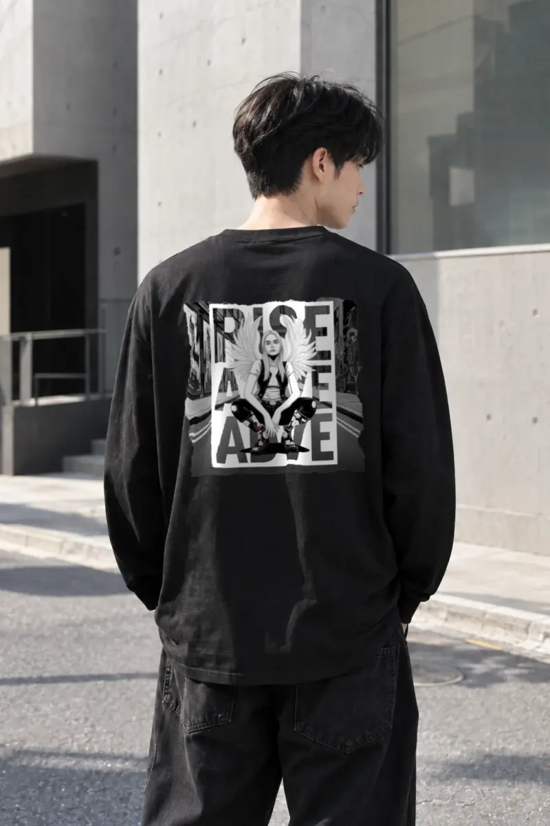 “Peace Street Angel” Unisex Longsleeve T-shirt | Gildan 2400