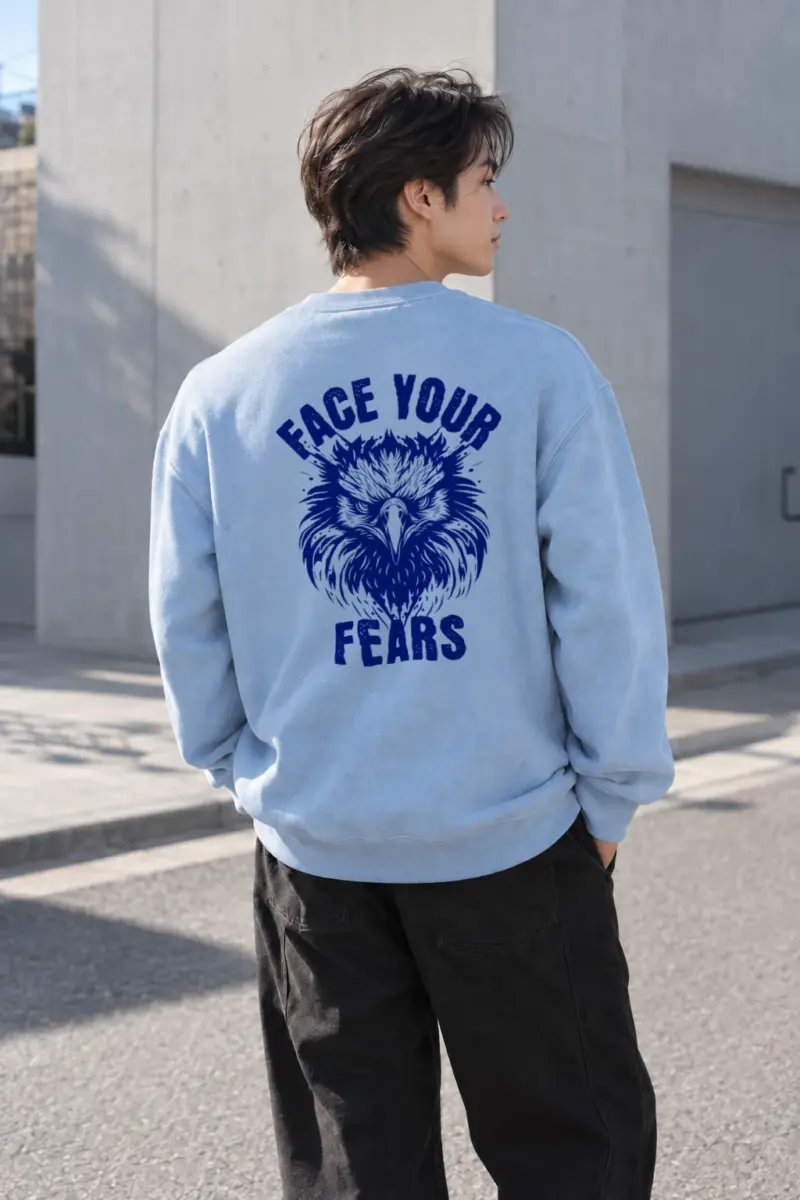 "Peace Your Fears" Heavy Blend Unisex Crewneck Sweatshirt | Gildan 18000