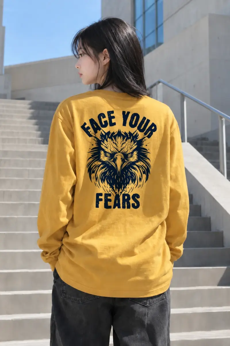 "Peace Your Fears" Unisex Longsleeve T-shirt | Gildan 2400