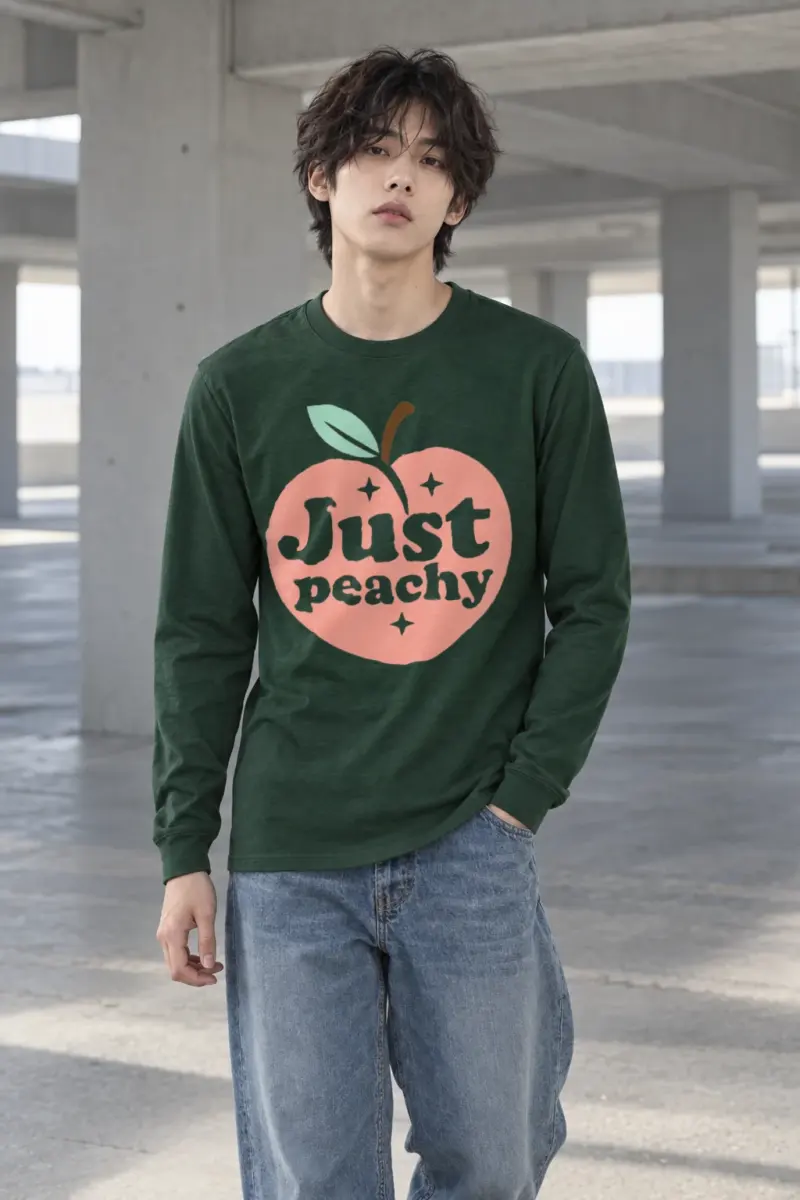 "Peach Daydream" Unisex Longsleeve T-shirt