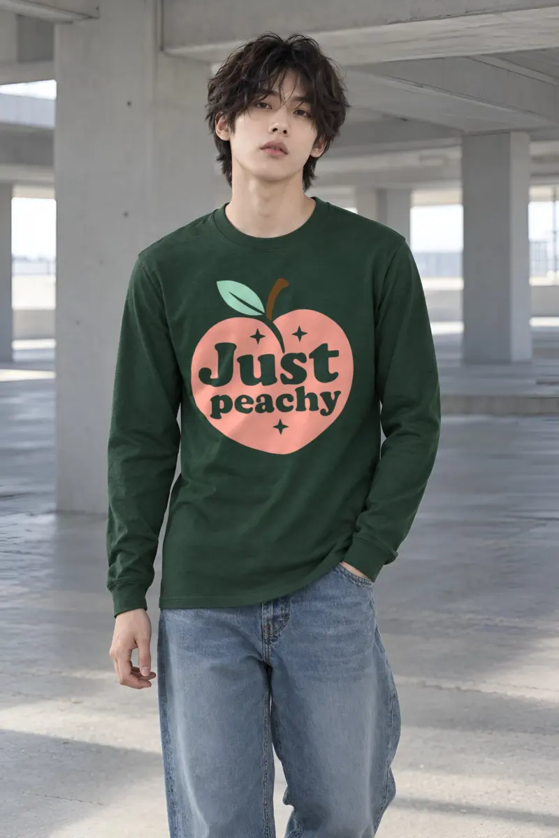 "Peach Daydream" Unisex Longsleeve T-shirt