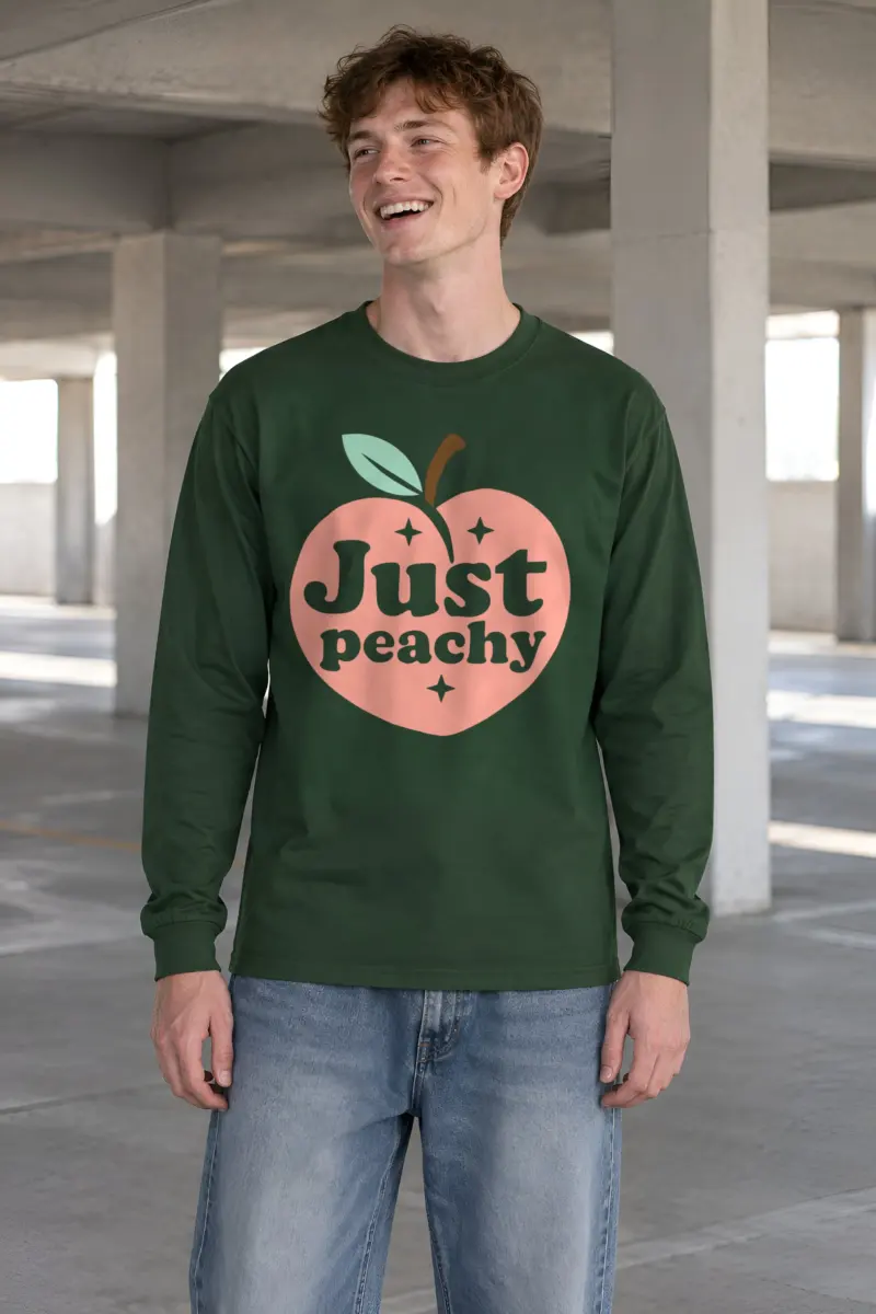 "Peach Daydream" Unisex Longsleeve T-shirt