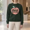 "Peach Glow Club" Heavy Blend Unisex Crewneck Sweatshirt | Gildan 18000