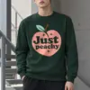 "Peach Leaf Sparkles" Heavy Blend Unisex Crewneck Sweatshirt
