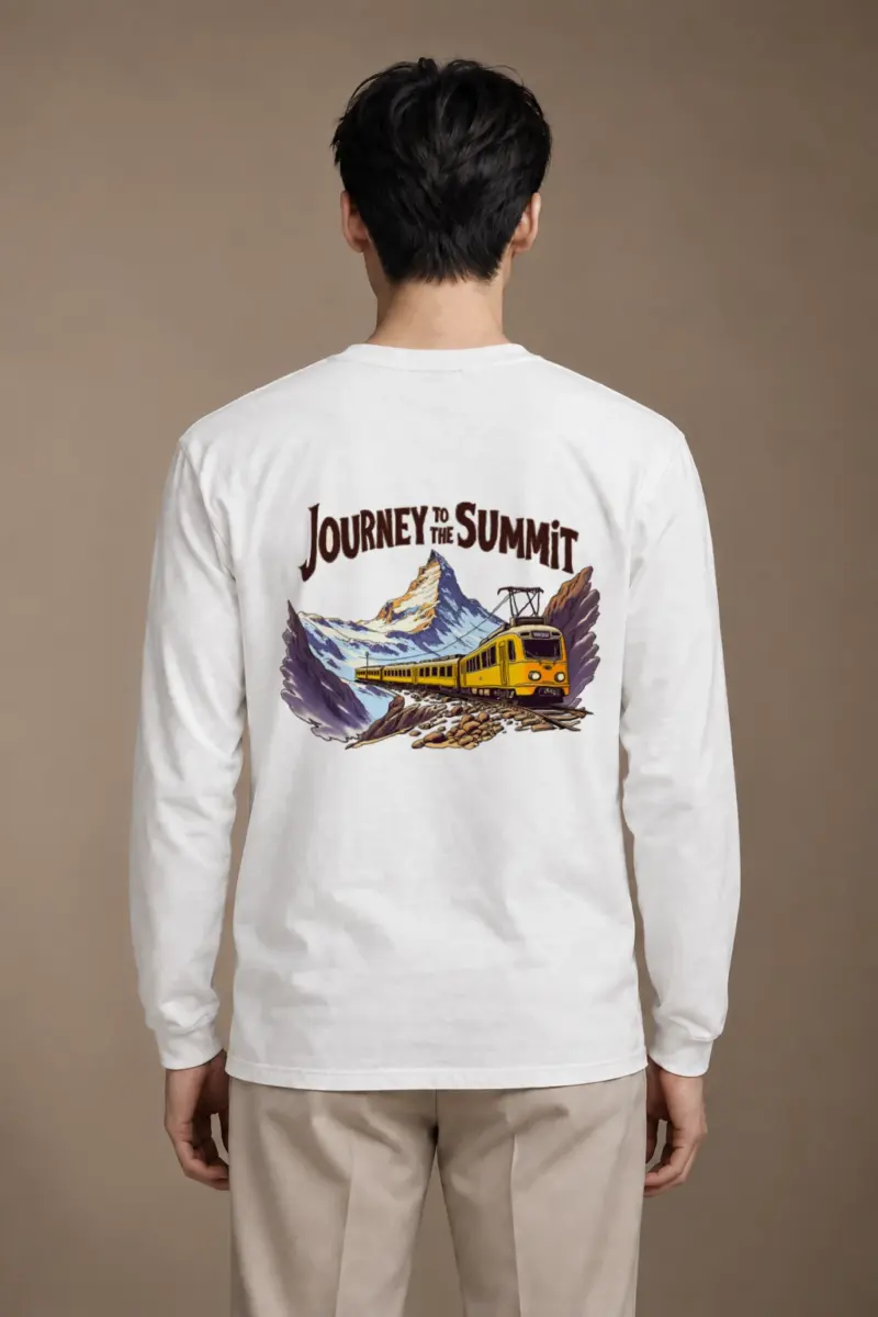 "Peakbound Express" Unisex Longsleeve T-shirt | Gildan 2400