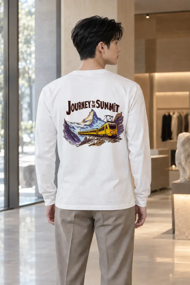 "Peakbound Express" Unisex Longsleeve T-shirt | Gildan 2400
