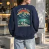 "Peaks Of Solitude" Heavy Blend Unisex Crewneck Sweatshirt | Gildan 18000