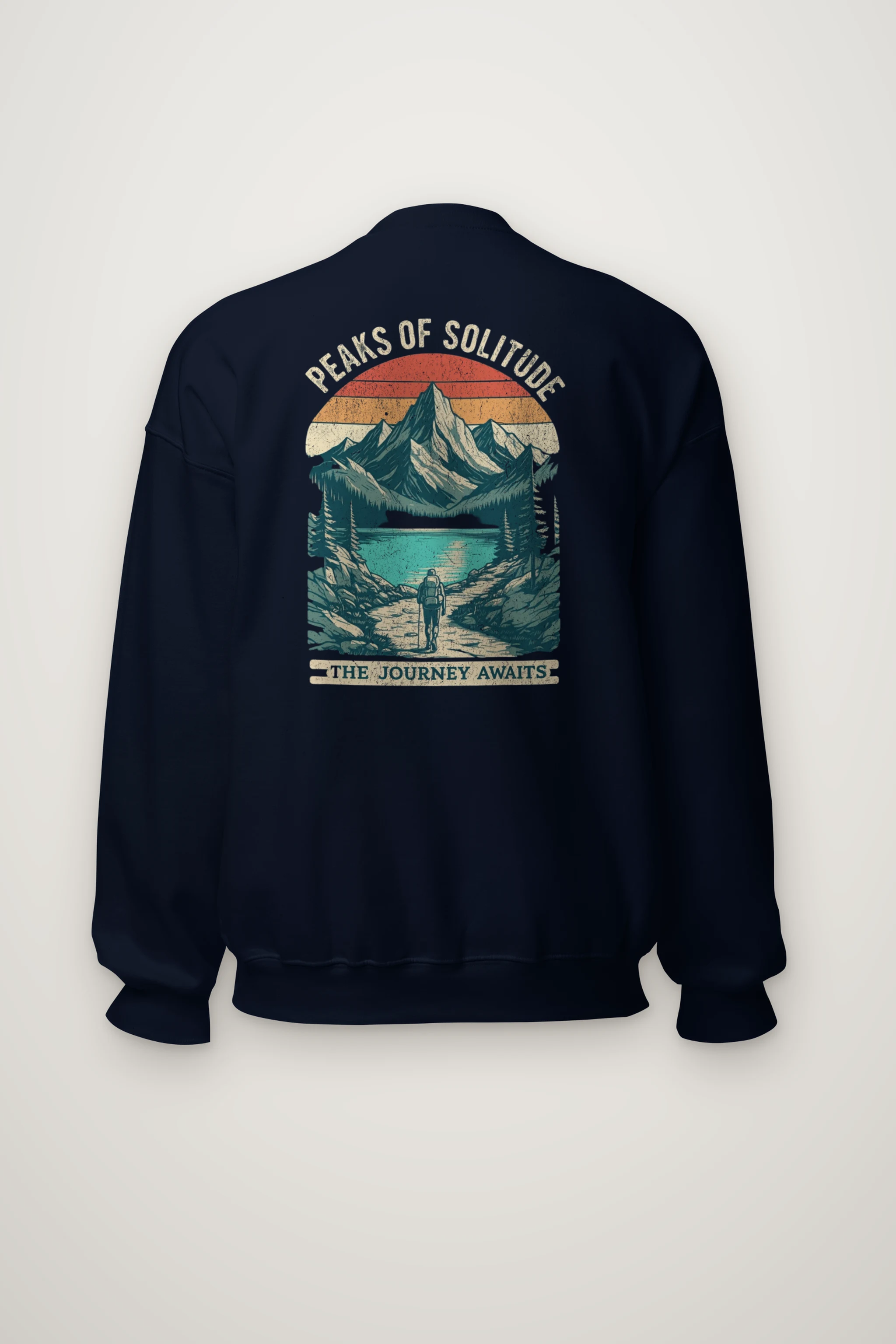 "Peaks Of Solitude" Heavy Blend Unisex Crewneck Sweatshirt