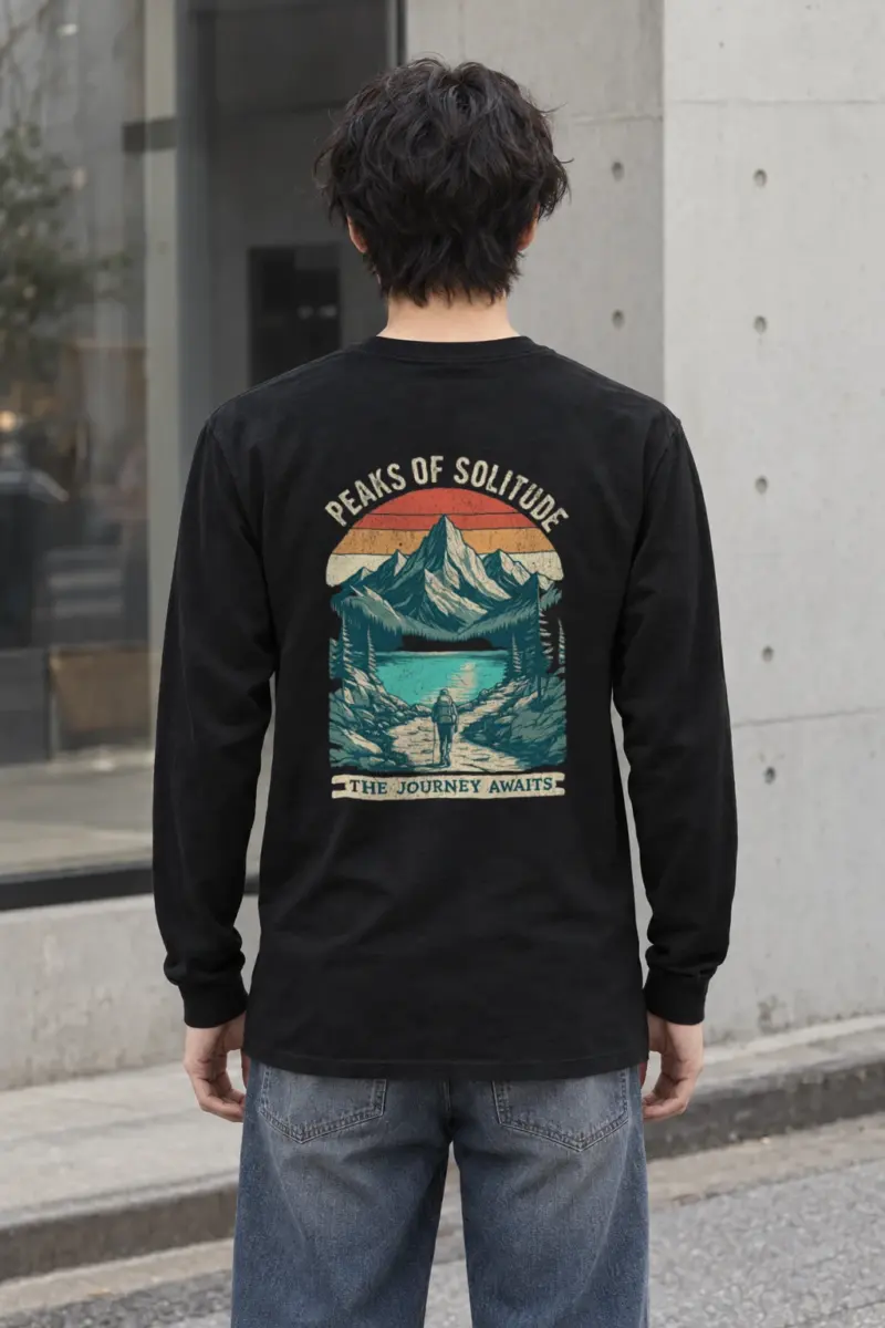 "Peaks Of Solitude" Unisex Longsleeve T-shirt