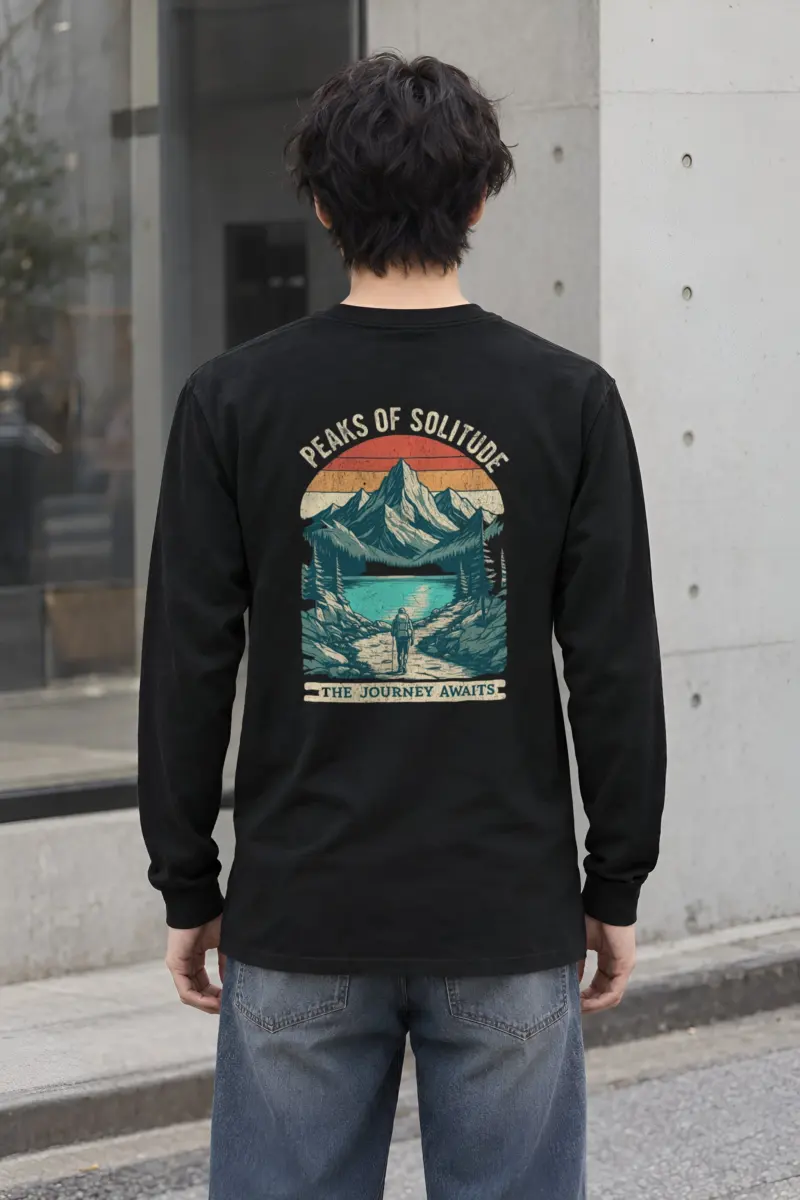 "Peaks Of Solitude" Unisex Longsleeve T-shirt