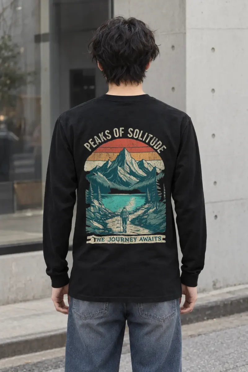 "Peaks Of Solitude" Unisex Longsleeve T-shirt