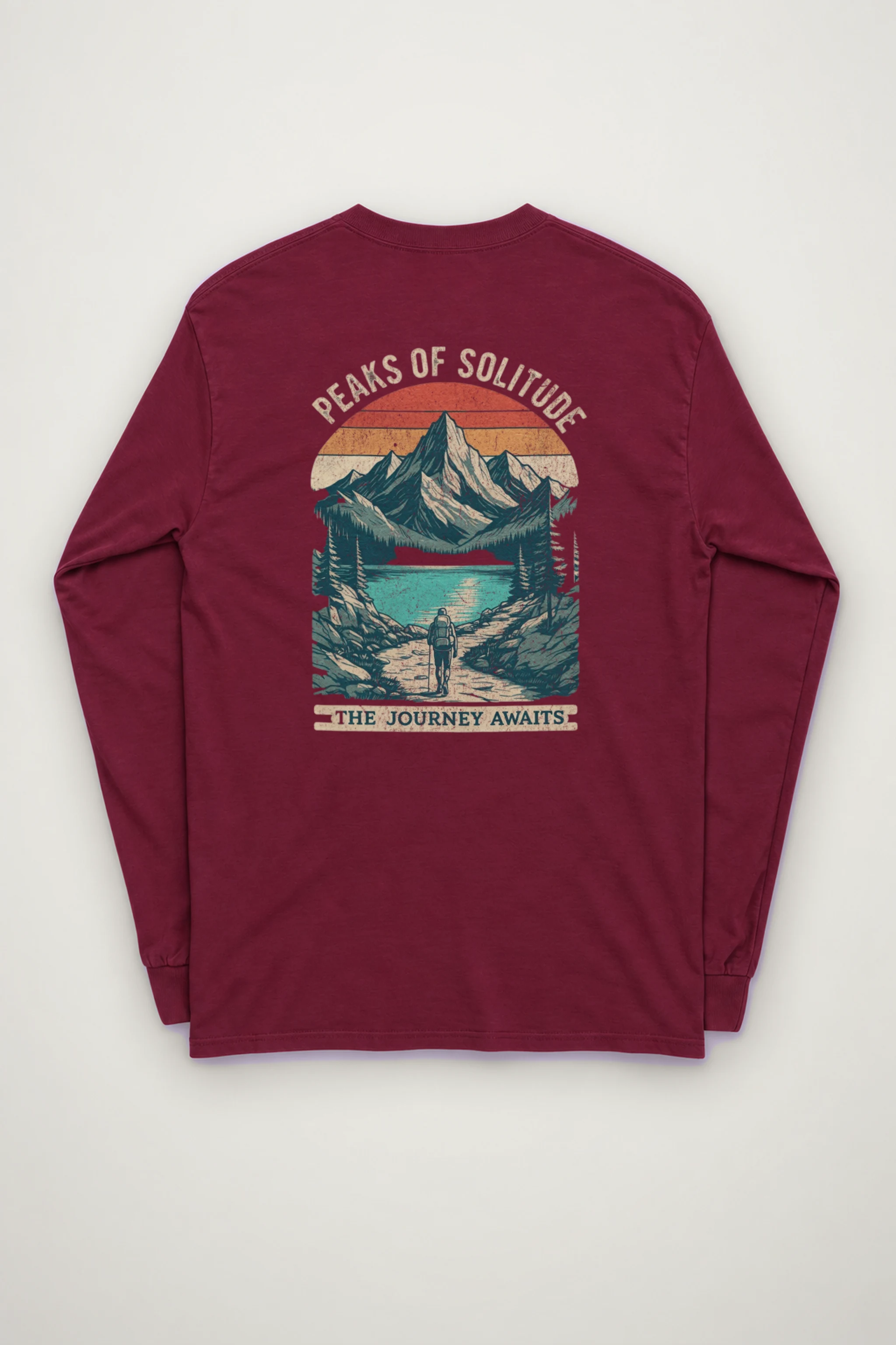 "Peaks Of Solitude" Unisex Longsleeve T-shirt
