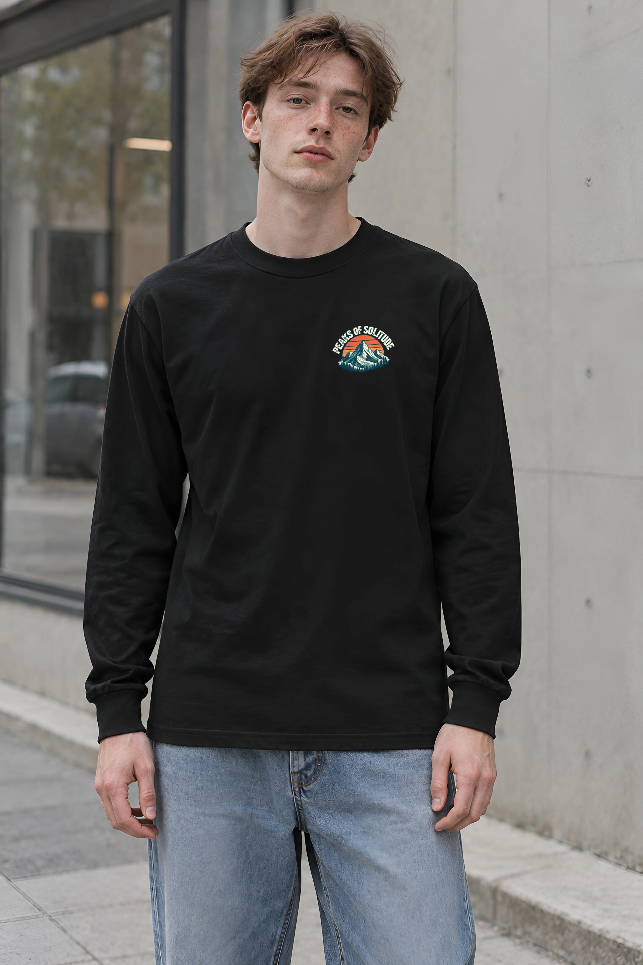 "Peaks Of Solitude" Unisex Longsleeve T-shirt