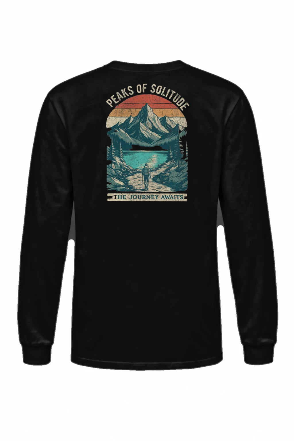 "Peaks Of Solitude" Unisex Longsleeve T-shirt | Gildan 2400