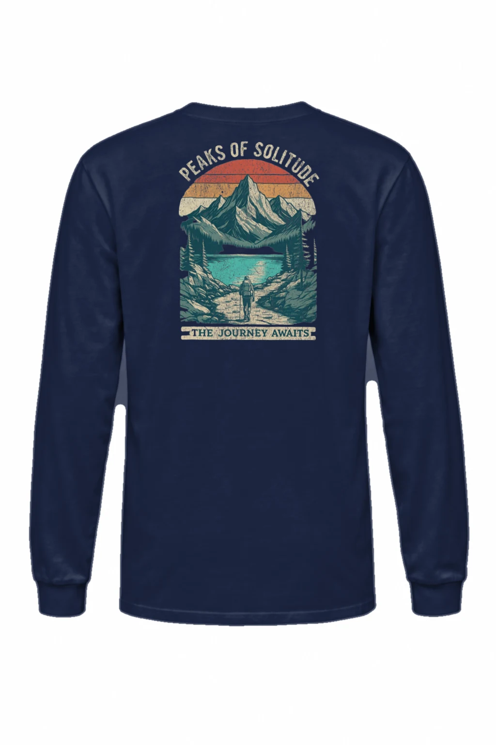 "Peaks Of Solitude" Unisex Longsleeve T-shirt | Gildan 2400