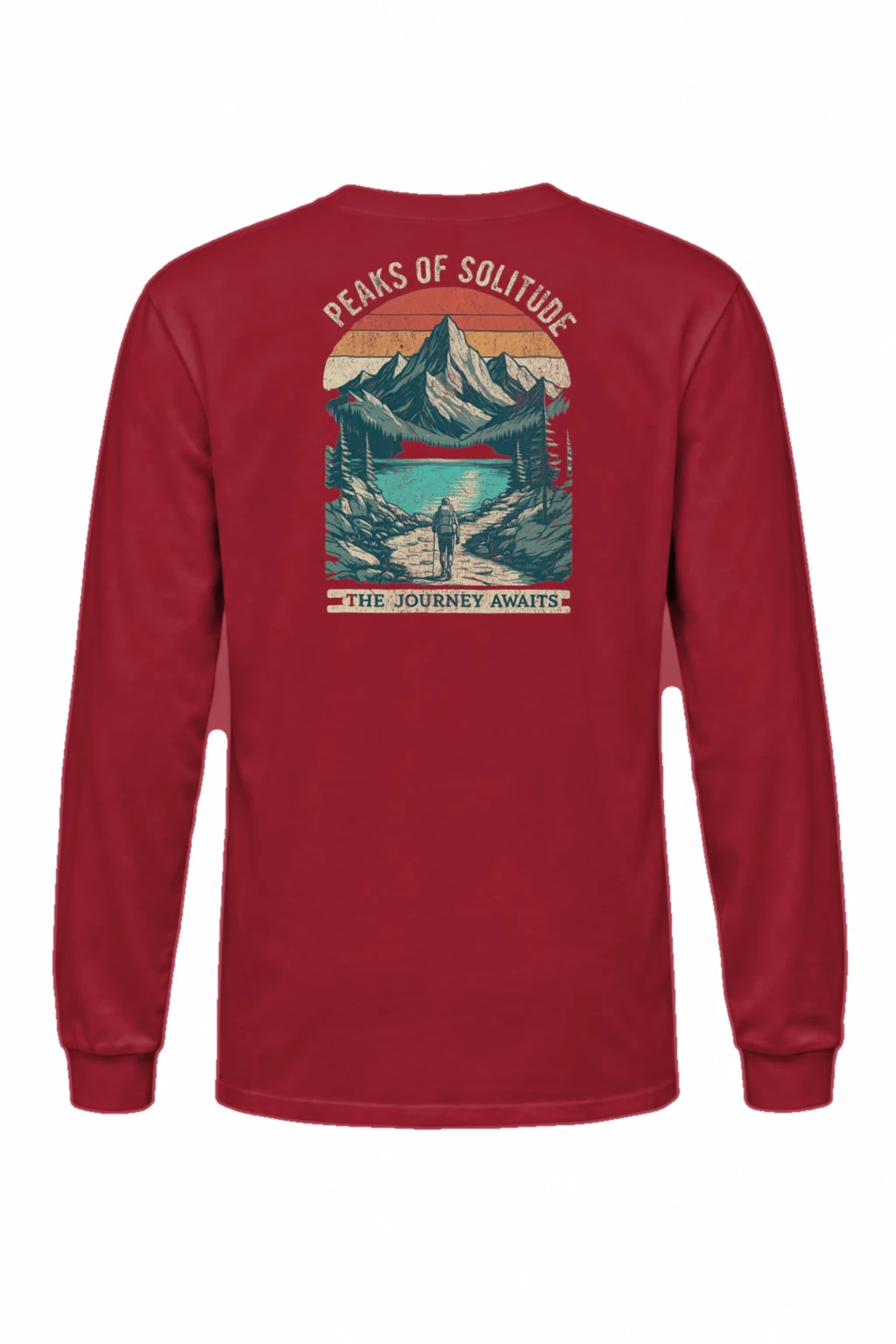 "Peaks Of Solitude" Unisex Longsleeve T-shirt | Gildan 2400