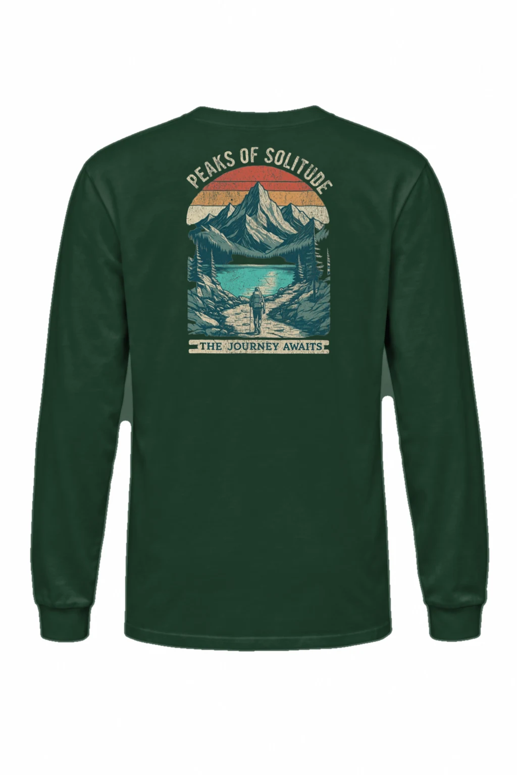 "Peaks Of Solitude" Unisex Longsleeve T-shirt | Gildan 2400