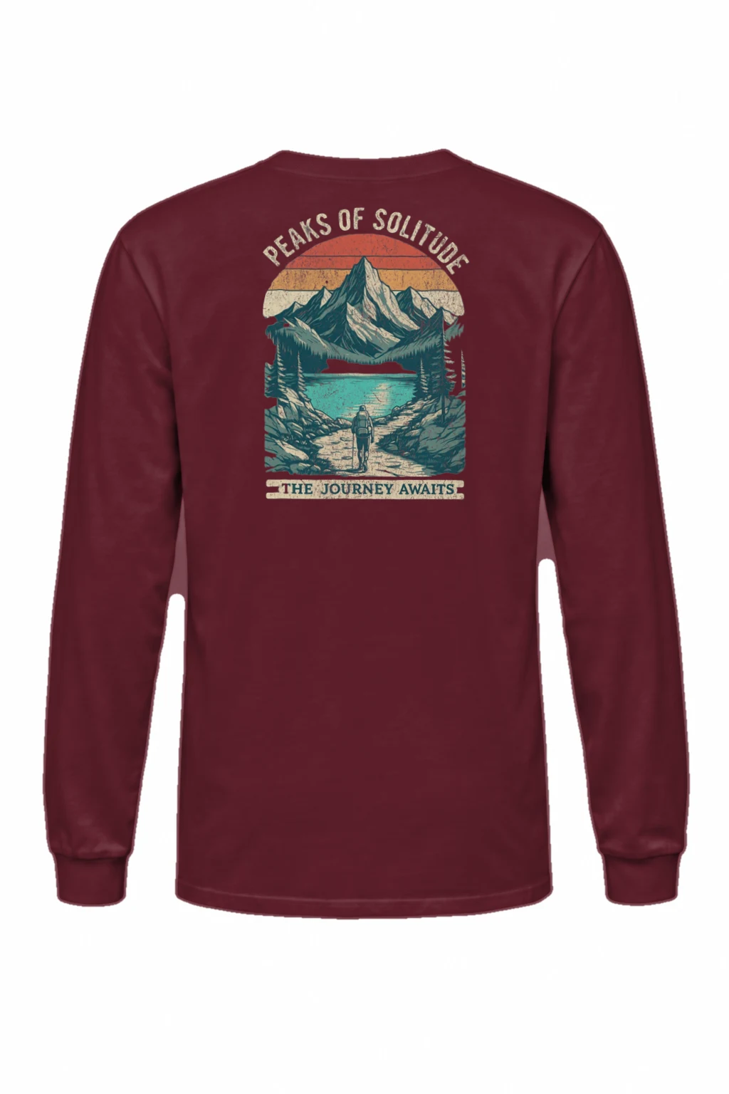 "Peaks Of Solitude" Unisex Longsleeve T-shirt | Gildan 2400