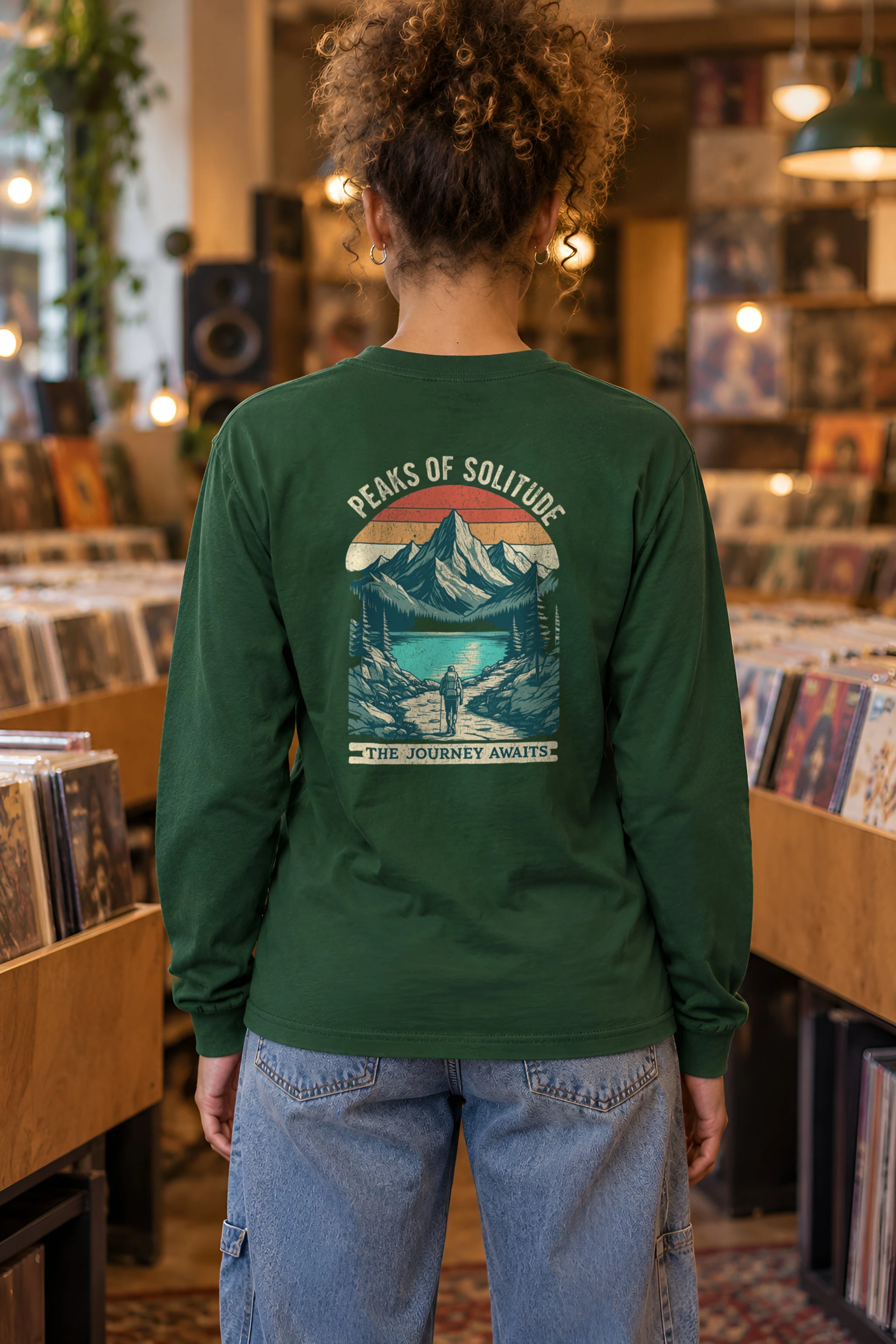 "Peaks Of Solitude" Unisex Longsleeve T-shirt