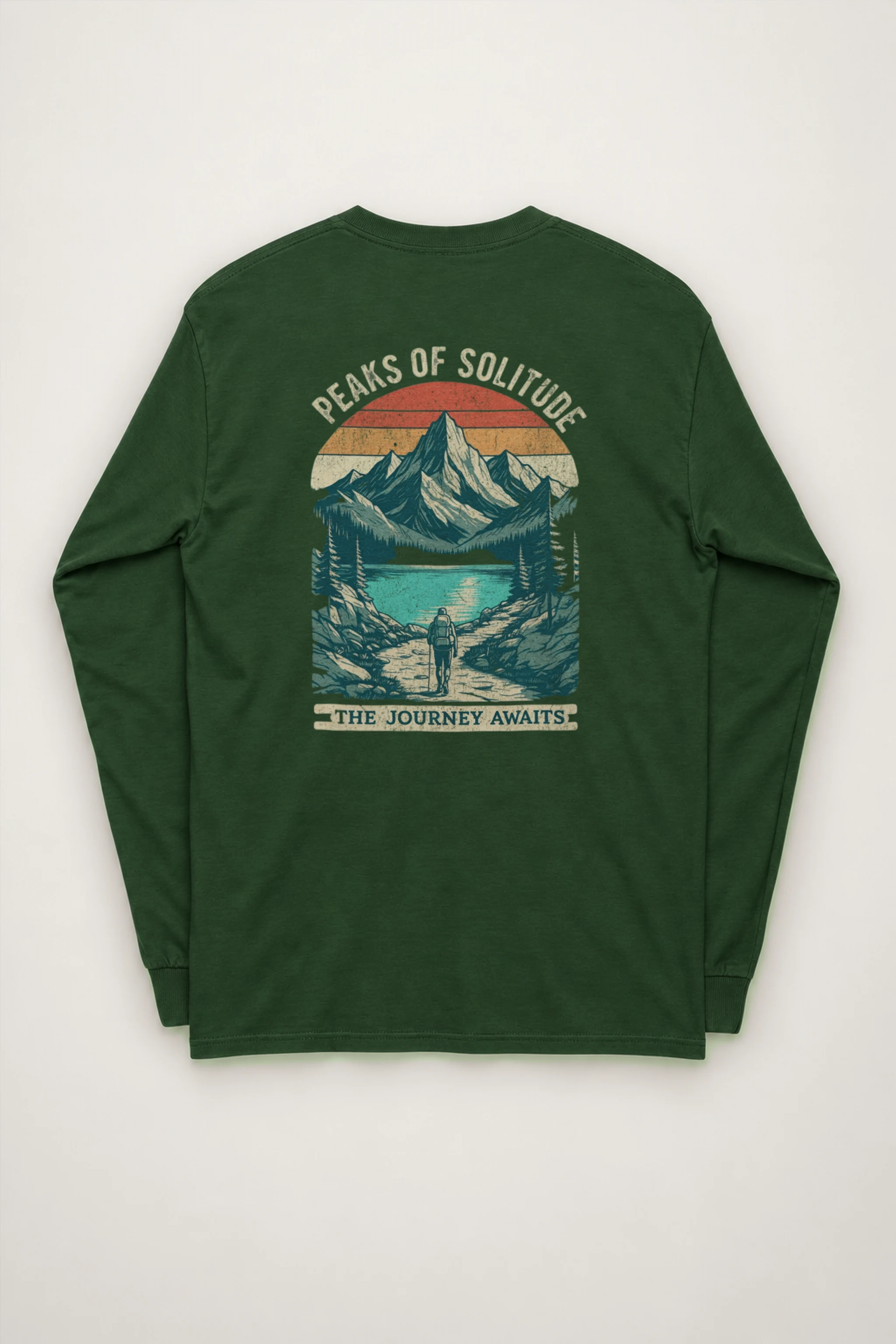 "Peaks Of Solitude" Unisex Longsleeve T-shirt