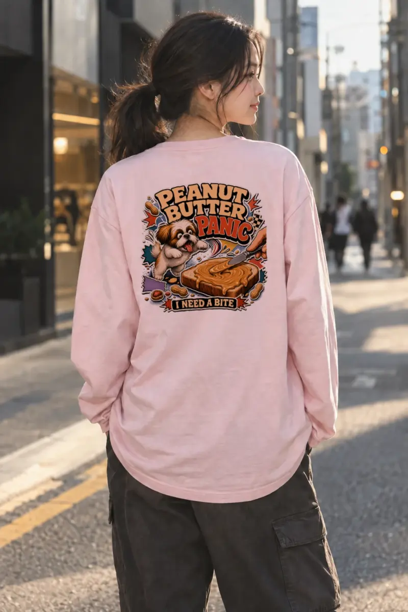 "Peanut Butter Panic" Unisex Longsleeve T-shirt | Gildan 2400