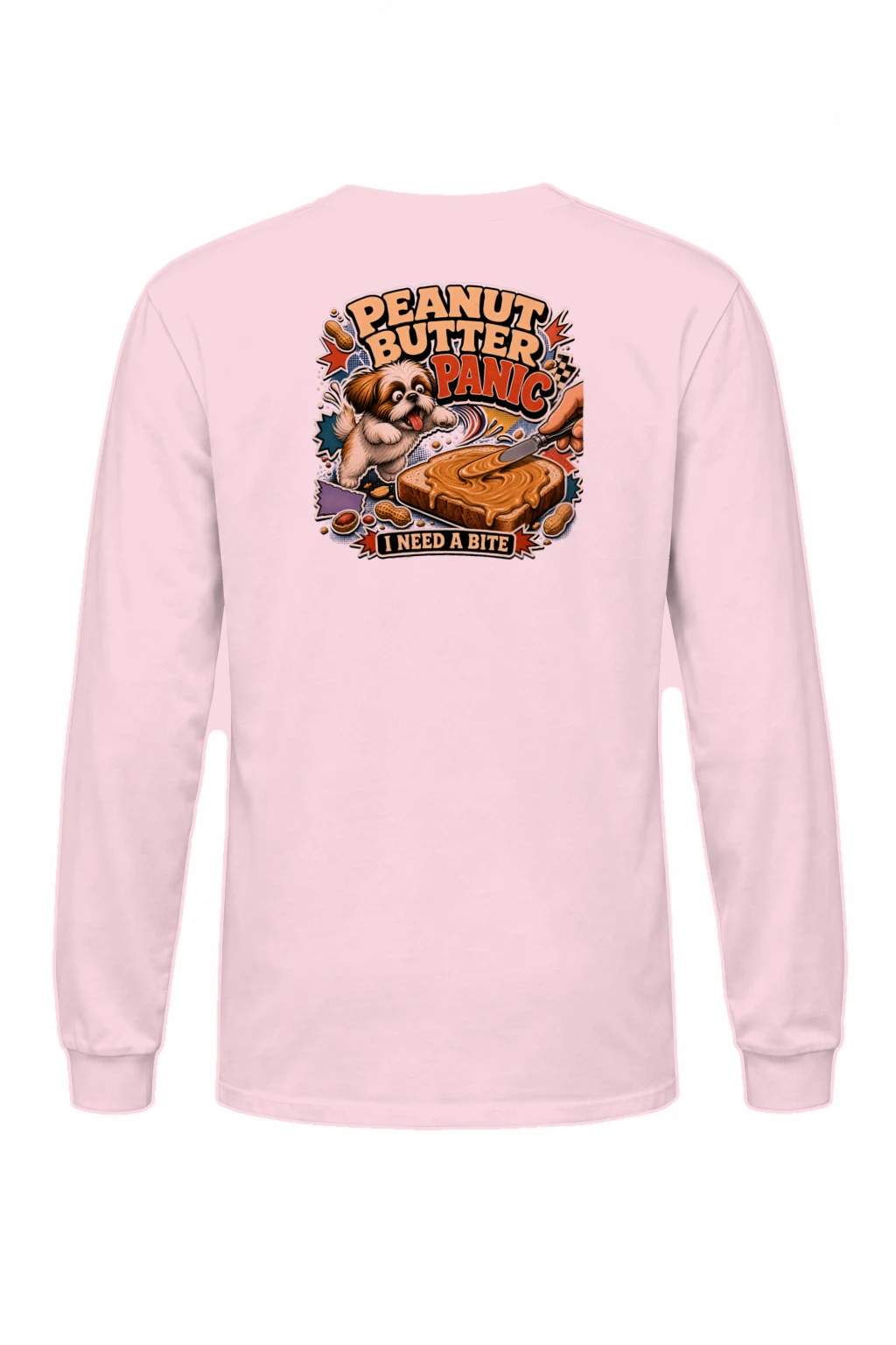 "Peanut Butter Panic" Unisex Longsleeve T-shirt | Gildan 2400