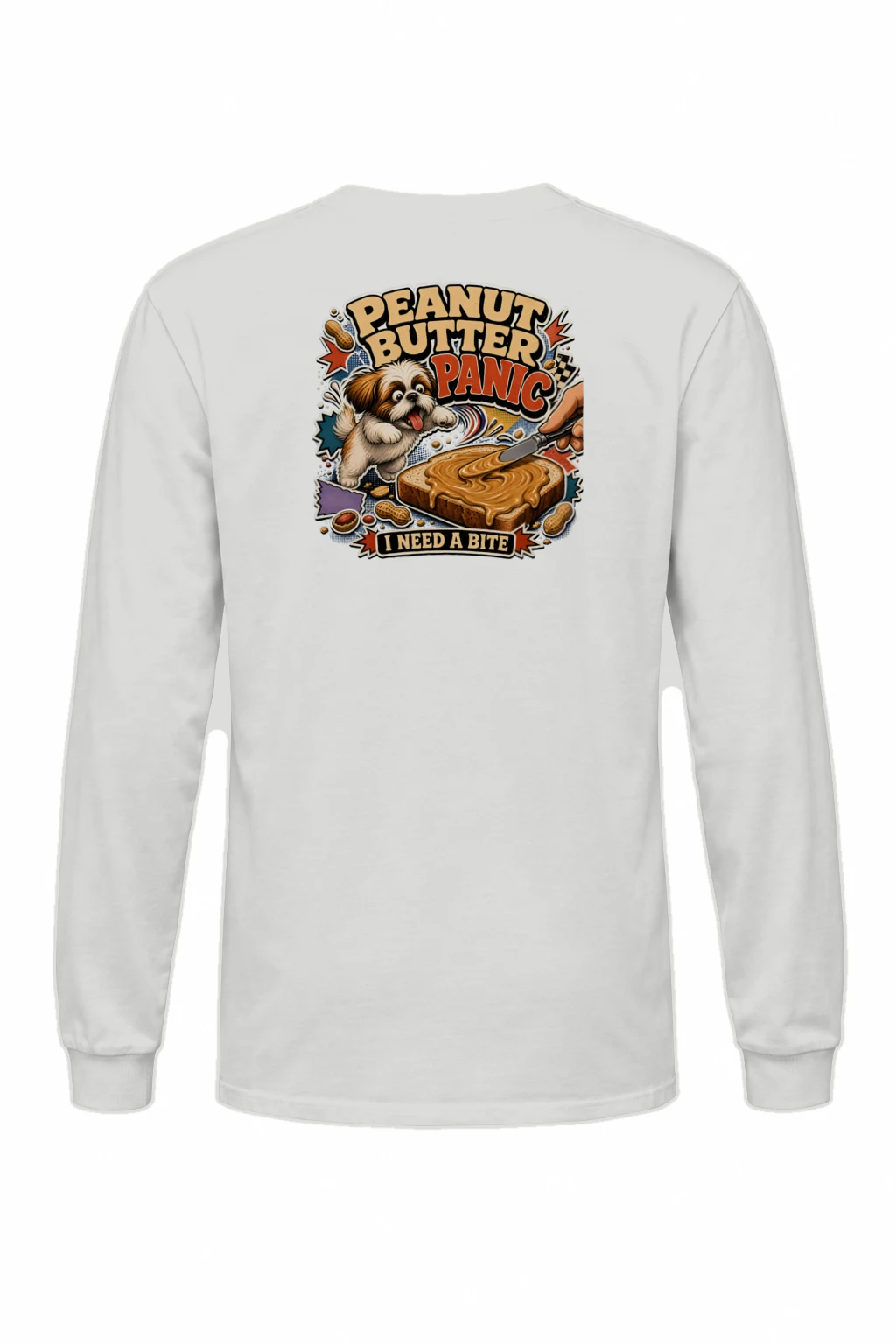 "Peanut Butter Panic" Unisex Longsleeve T-shirt | Gildan 2400