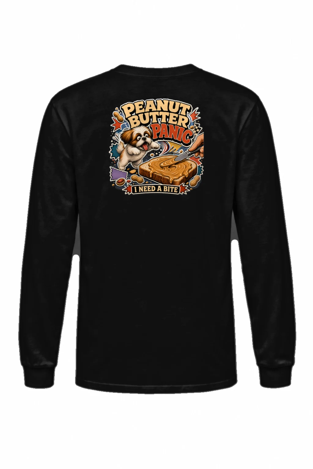 "Peanut Butter Panic" Unisex Longsleeve T-shirt | Gildan 2400