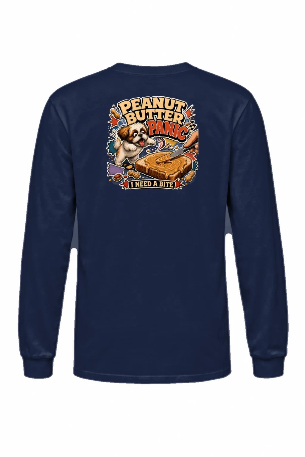 "Peanut Butter Panic" Unisex Longsleeve T-shirt | Gildan 2400