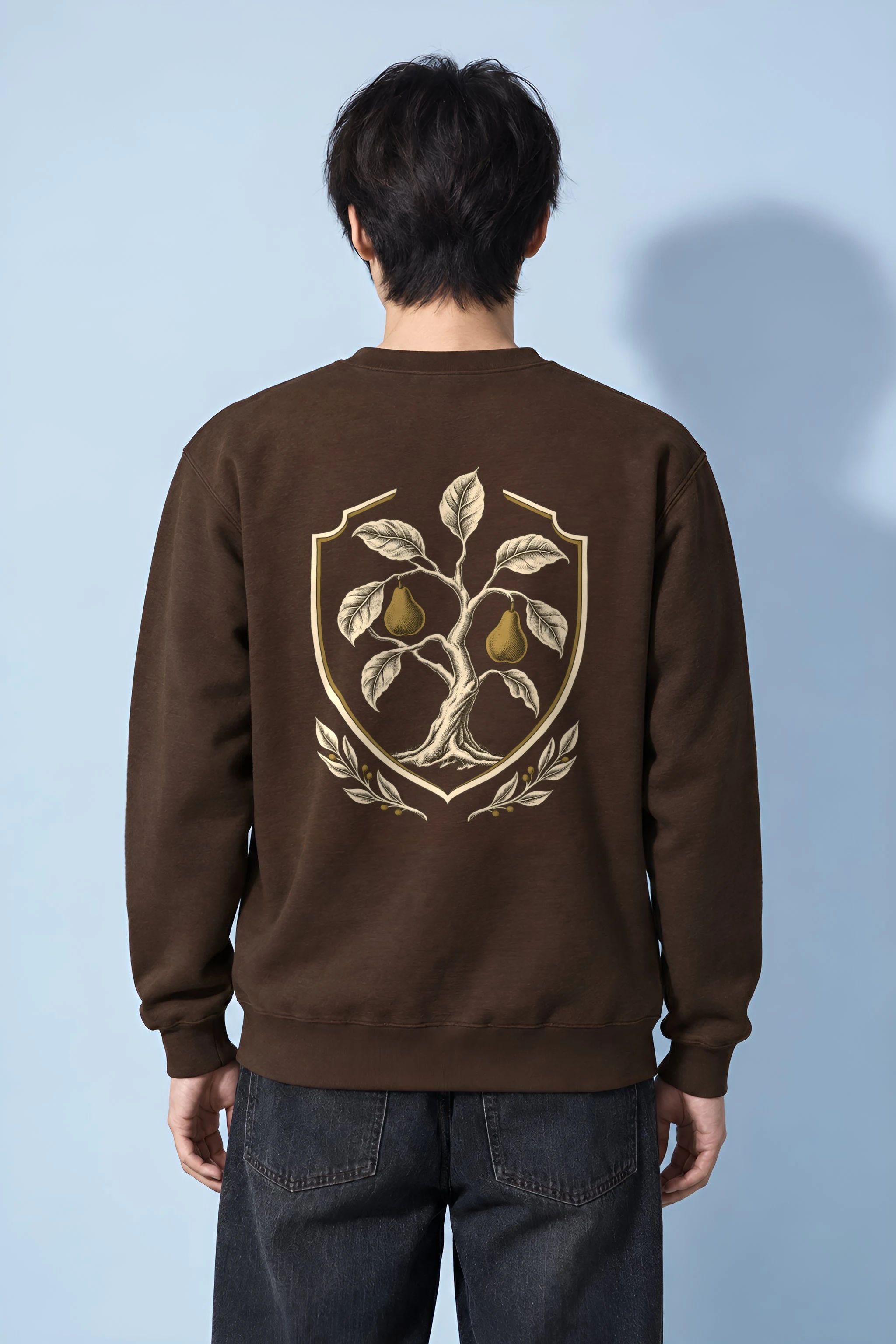 "Pear Tree Crest" Heavy Blend Unisex Crewneck Sweatshirt