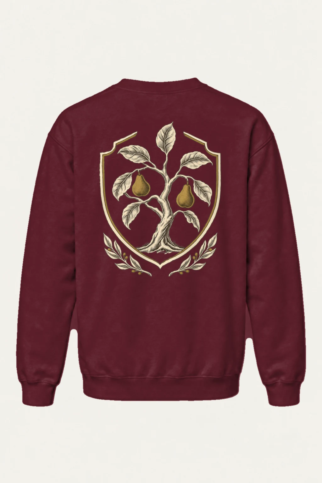"Pear Tree Crest" Heavy Blend Unisex Crewneck Sweatshirt | Gildan 18000
