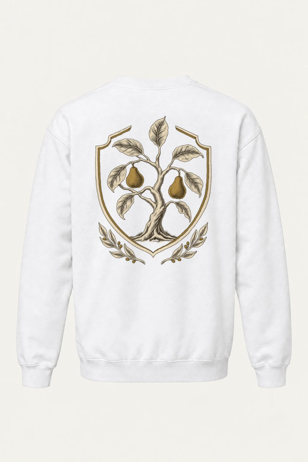 "Pear Tree Crest" Heavy Blend Unisex Crewneck Sweatshirt | Gildan 18000