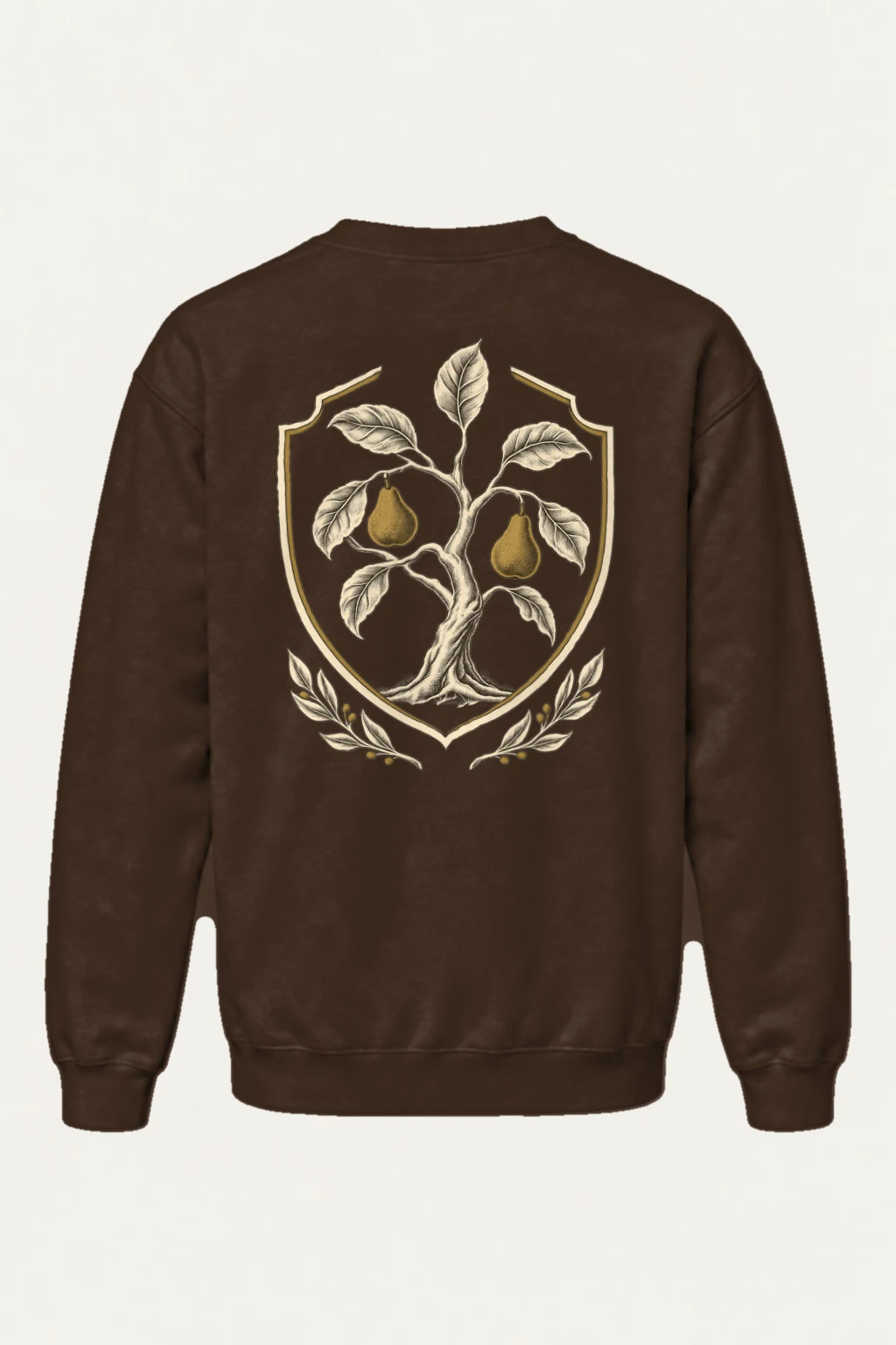 "Pear Tree Crest" Heavy Blend Unisex Crewneck Sweatshirt | Gildan 18000