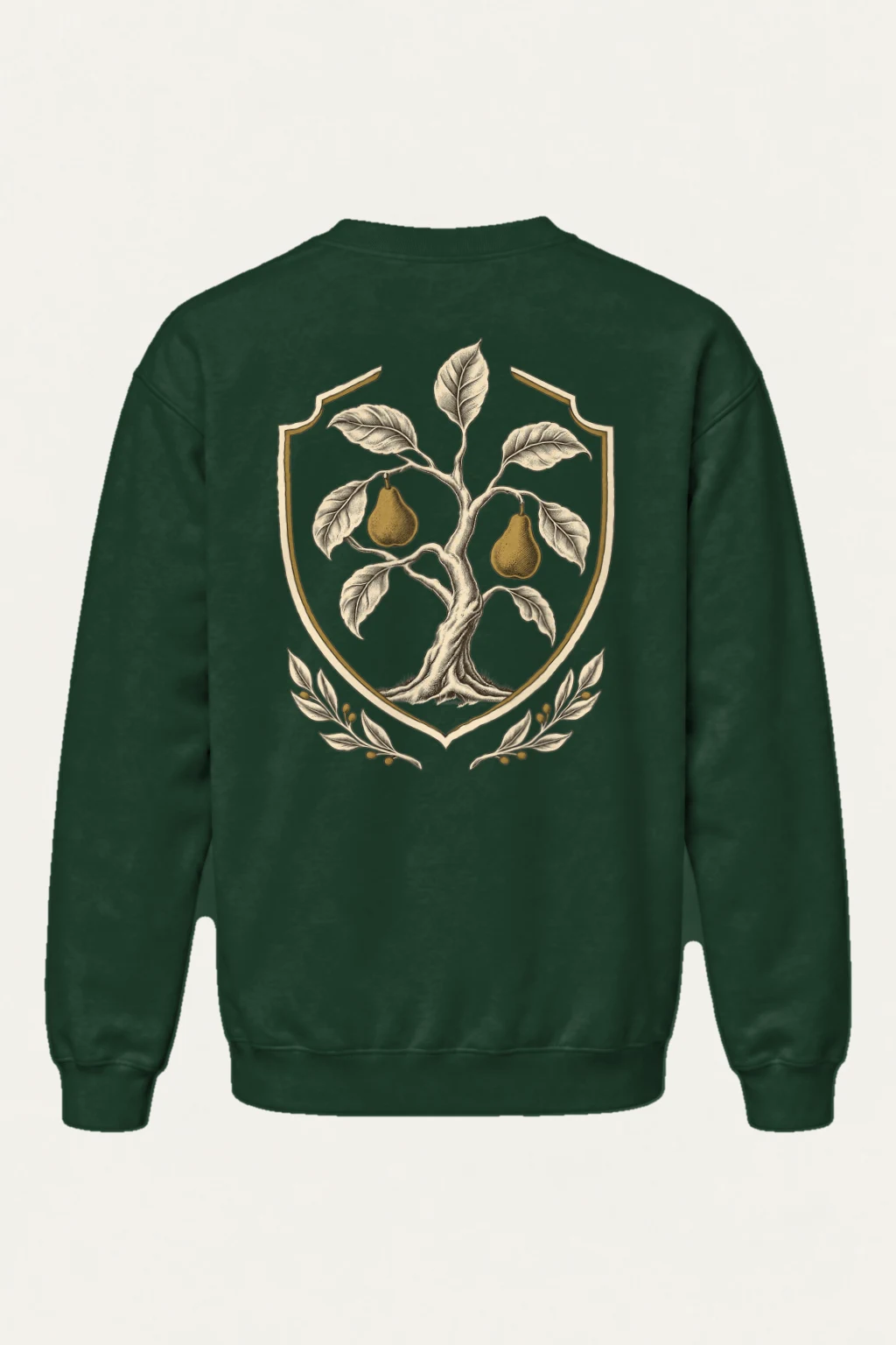 "Pear Tree Crest" Heavy Blend Unisex Crewneck Sweatshirt | Gildan 18000