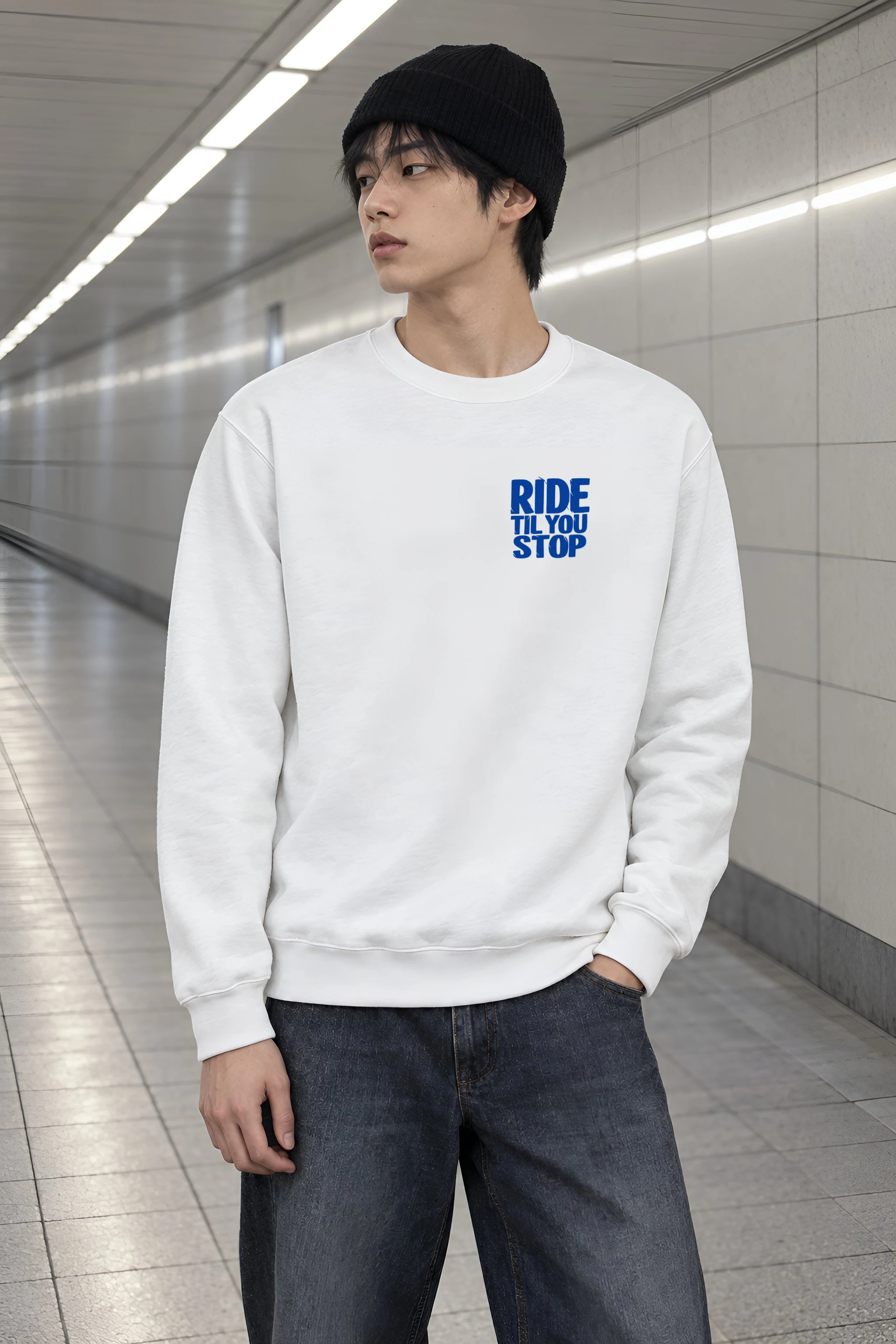 "Pedal Fox" Heavy Blend Unisex Crewneck Sweatshirt