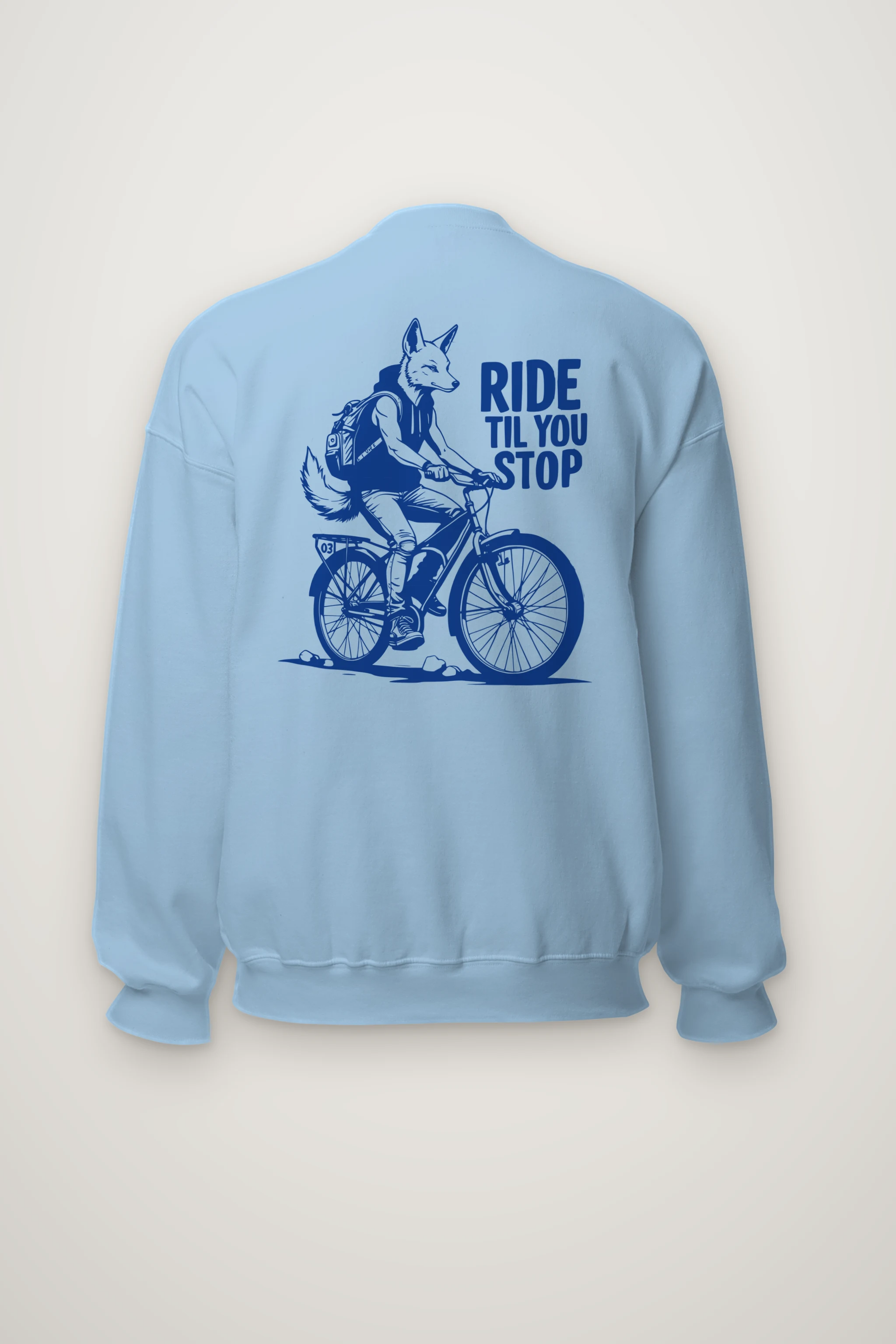 "Pedal Fox" Heavy Blend Unisex Crewneck Sweatshirt