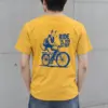 "Pedal Fox" Heavyweight Unisex Crewneck T-shirt