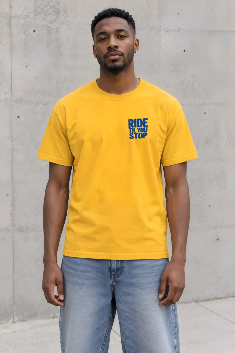 "Pedal Fox" Heavyweight Unisex Crewneck T-shirt