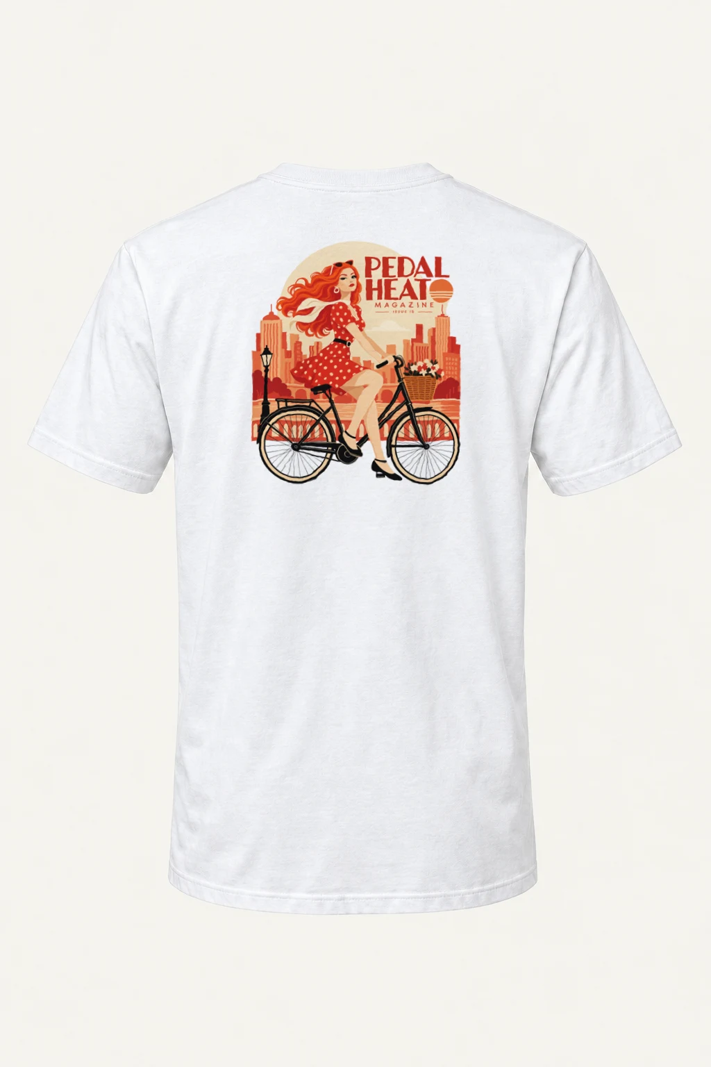 "Pedal Heart Issue 15" Heavyweight Unisex Crewneck T-shirt | Gildan 5000